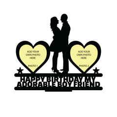 HAPPY BIRTHDAY MY ADORABLE BOY FRIEND STAND FRAME