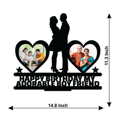 HAPPY BIRTHDAY MY ADORABLE BOY FRIEND STAND FRAME