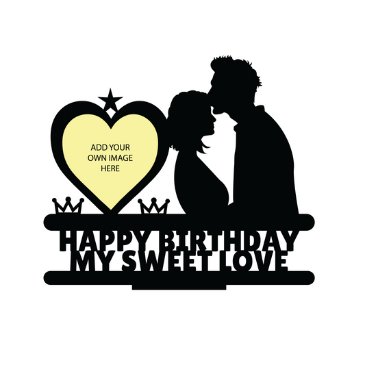 HAPPY BIRTHDAY MY SWEET LOVE STAND FRAME