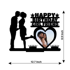 HAPPY BIRTHDAY GIRLFRIEND STAND FRAME 114