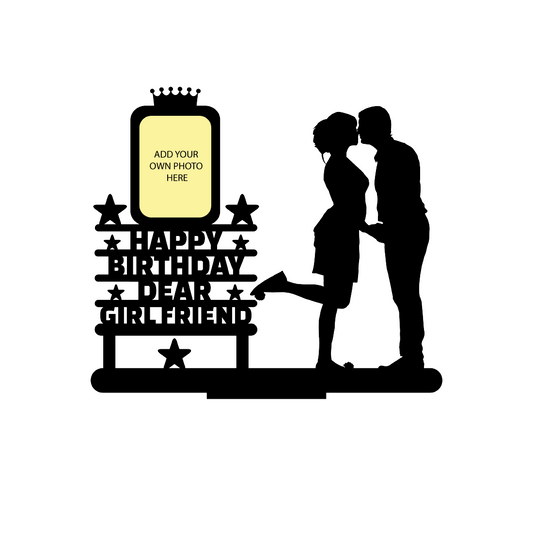 HAPPY BIRTHDAY DEAR GIRLFRIEND STAND FRAME 112