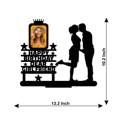 HAPPY BIRTHDAY DEAR GIRLFRIEND STAND FRAME 112