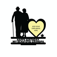 HAPPY BIRTHDAY MY BEAUTIFUL GRANDPA STAND FRAME