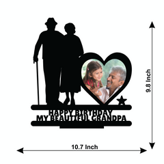 HAPPY BIRTHDAY MY BEAUTIFUL GRANDPA STAND FRAME