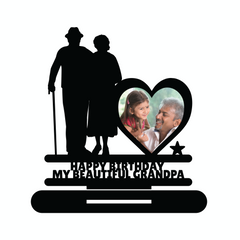 HAPPY BIRTHDAY MY BEAUTIFUL GRANDPA STAND FRAME