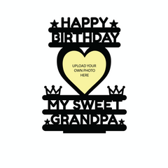 HAPPY BIRTHDAY MY SWEET GRANDPA STAND FRAME