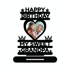 HAPPY BIRTHDAY MY SWEET GRANDPA STAND FRAME