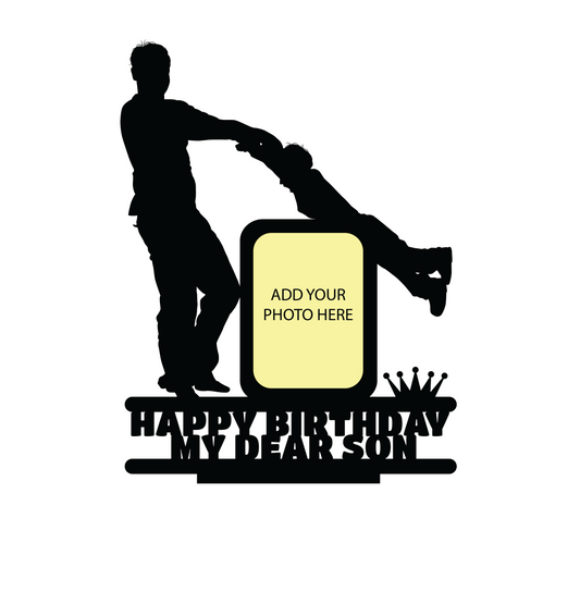 Happy Birthday My Dear Son Stand Frame