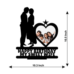 HAPPY BIRTHDAY MY SWEET WIFE STAND FRAME