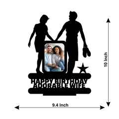 HAPPY BIRTHDAY ADORABLE WIFE STAND FRAME