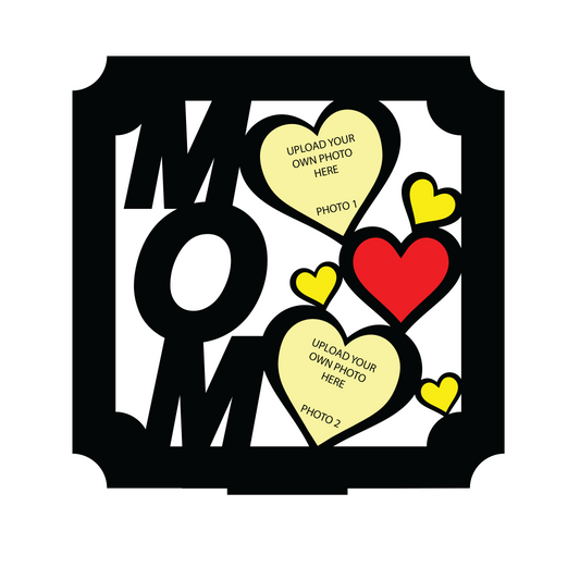 Mom Double Image Stand Fframe