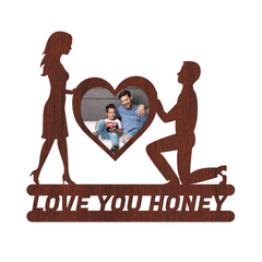 LOVE YOU HONEY SINGLE IMAGE WALLFRAME