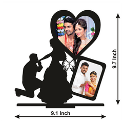 DOUBLE IMAGE COUPLE STAND FRAME 56