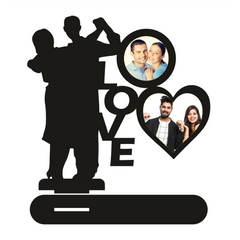 LOVE DOUBLE IMAGE STAND FRAME