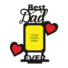 Best Dad Ever Single Image Stand Frame
