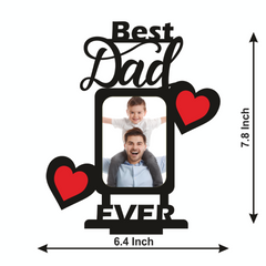 Best Dad Ever Single Image Stand Frame