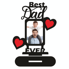 Best Dad Ever Single Image Stand Frame