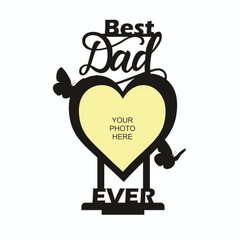 Custom Photo Best Dad Stand Frame