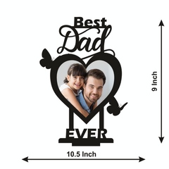 Custom Photo Best Dad Stand Frame