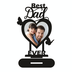Custom Photo Best Dad Stand Frame