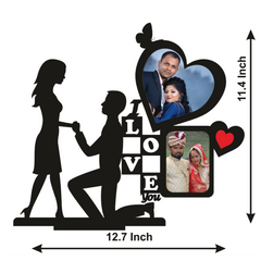 I LOVE YOU DOUBLE IMAGE STAND FRAME 122
