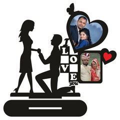 I LOVE YOU DOUBLE IMAGE STAND FRAME 122