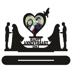 HAPPY ANNIVERSARY DAY STAND FRAME
