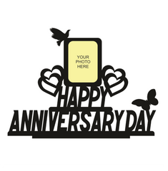 HAPPY ANNIVERSARY DAY STAND FRAME 12