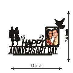 HAPPY ANNIVERSARY DAY TO MY LOVELY WIFE STAND FRAME