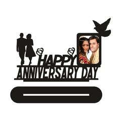 HAPPY ANNIVERSARY DAY TO MY LOVELY WIFE STAND FRAME