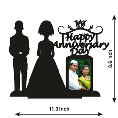 HAPPY ANNIVERSARY DAY TO LOVELY WIFE SINGLE IMAGE STAND FRAME