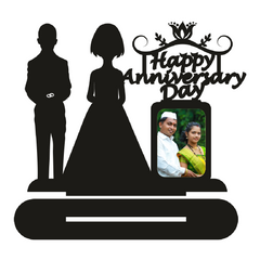 HAPPY ANNIVERSARY DAY TO LOVELY WIFE SINGLE IMAGE STAND FRAME