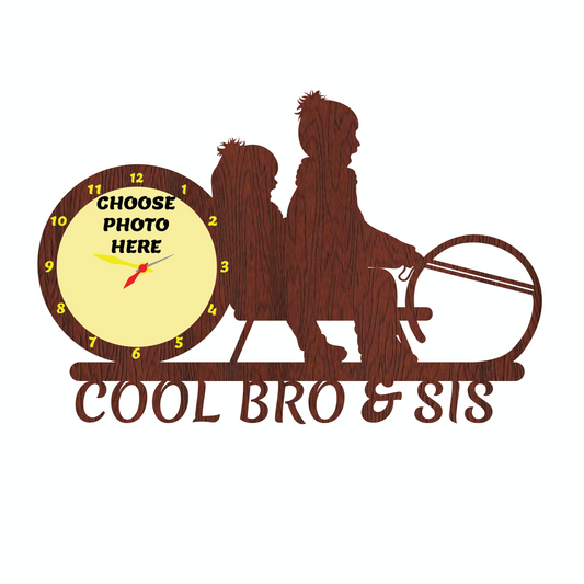 Cool Bro and Sis Wallframe