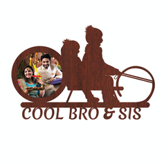 Cool Bro and Sis Wallframe