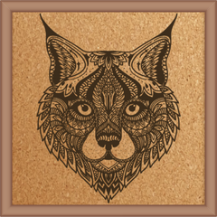 Next Print Laser Engraved Animal Mandala Design