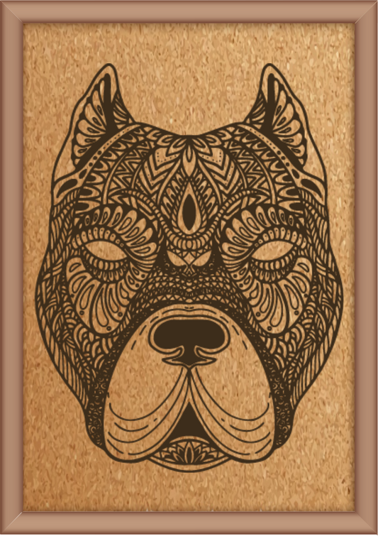 Next Print Laser Engraved Animal Mandala Design