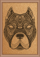 Next Print Laser Engraved Animal Mandala Design