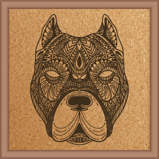 Next Print Laser Engraved Animal Mandala Design