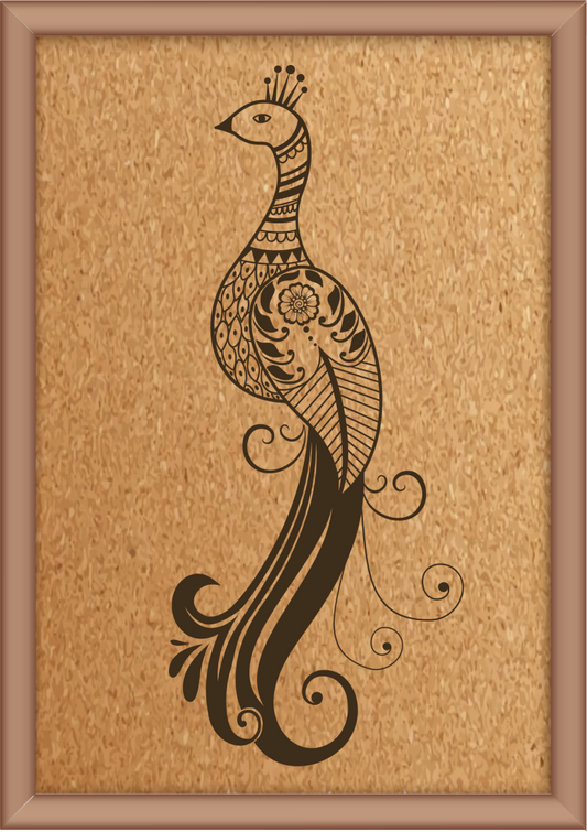 Next Print Laser Engraved Ornamental Floral Element Design