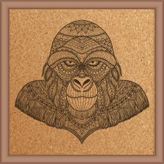 Next Print Laser Engraved Gorilla Design