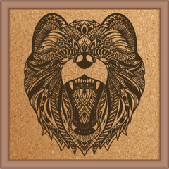 Next Print Laser Engraved Animal Mandala Design