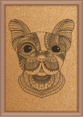 Next Print Laser Engraved Dog Head Design