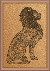 Next Print Laser Engraved Lion Design