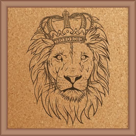 Next Print Laser Engrave Lion Design