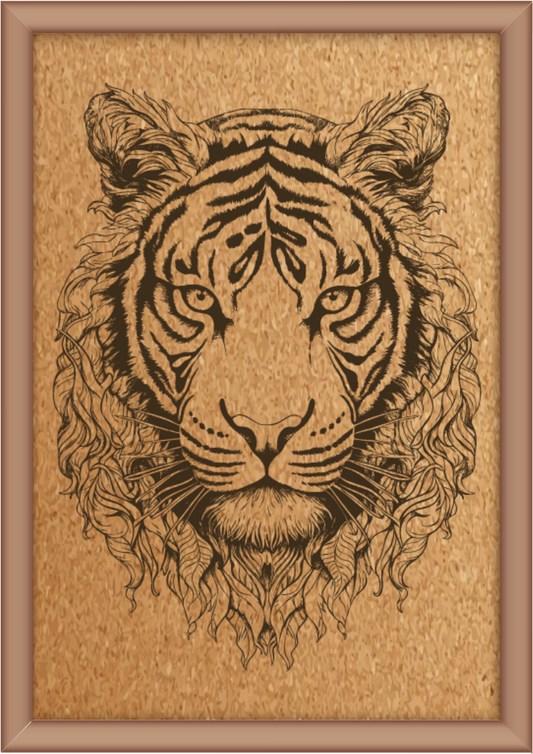 Next Print Laser Engraved Tiger Design