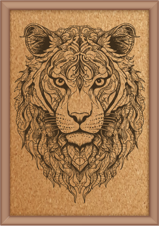 Next Print Laser Engraved Tiger Design