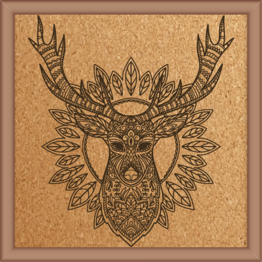 Next Print Laser Engrave Animal Mandala Design