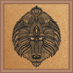 Next Print Laser Engraved Animal Mandala design