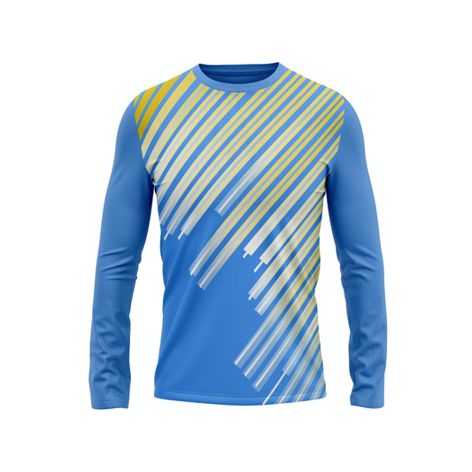Round Neck Fullsleeve Printed Jersey Skyblue NP50000108