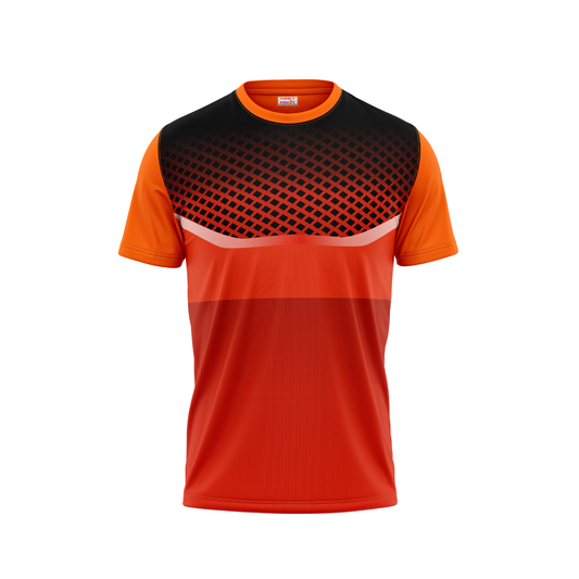 Round Neck Printed Jersey Orange NP5000010D